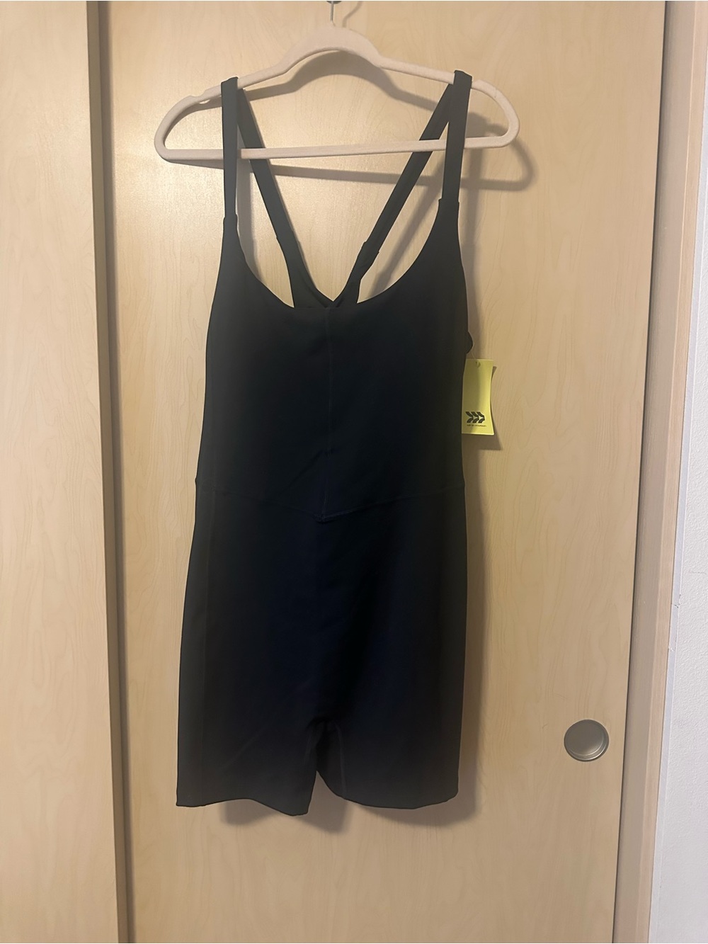 Black Strappy Biker Romper Bodysuit NWT
